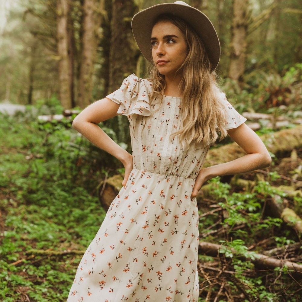 Piper & Scoot Impassion Floral Flutter Dress